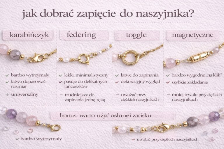 Jak dobrać zapięcie do naszyjnika