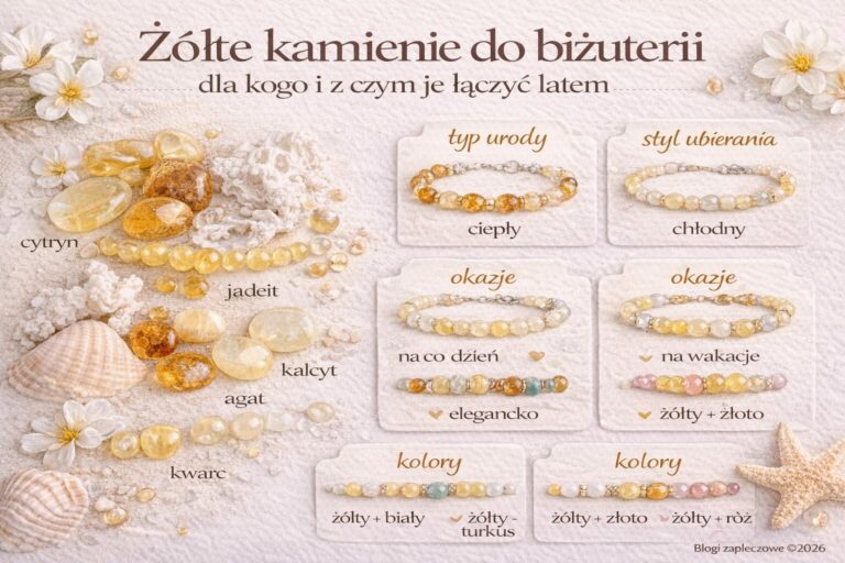 żółte kamienie do biżuterii