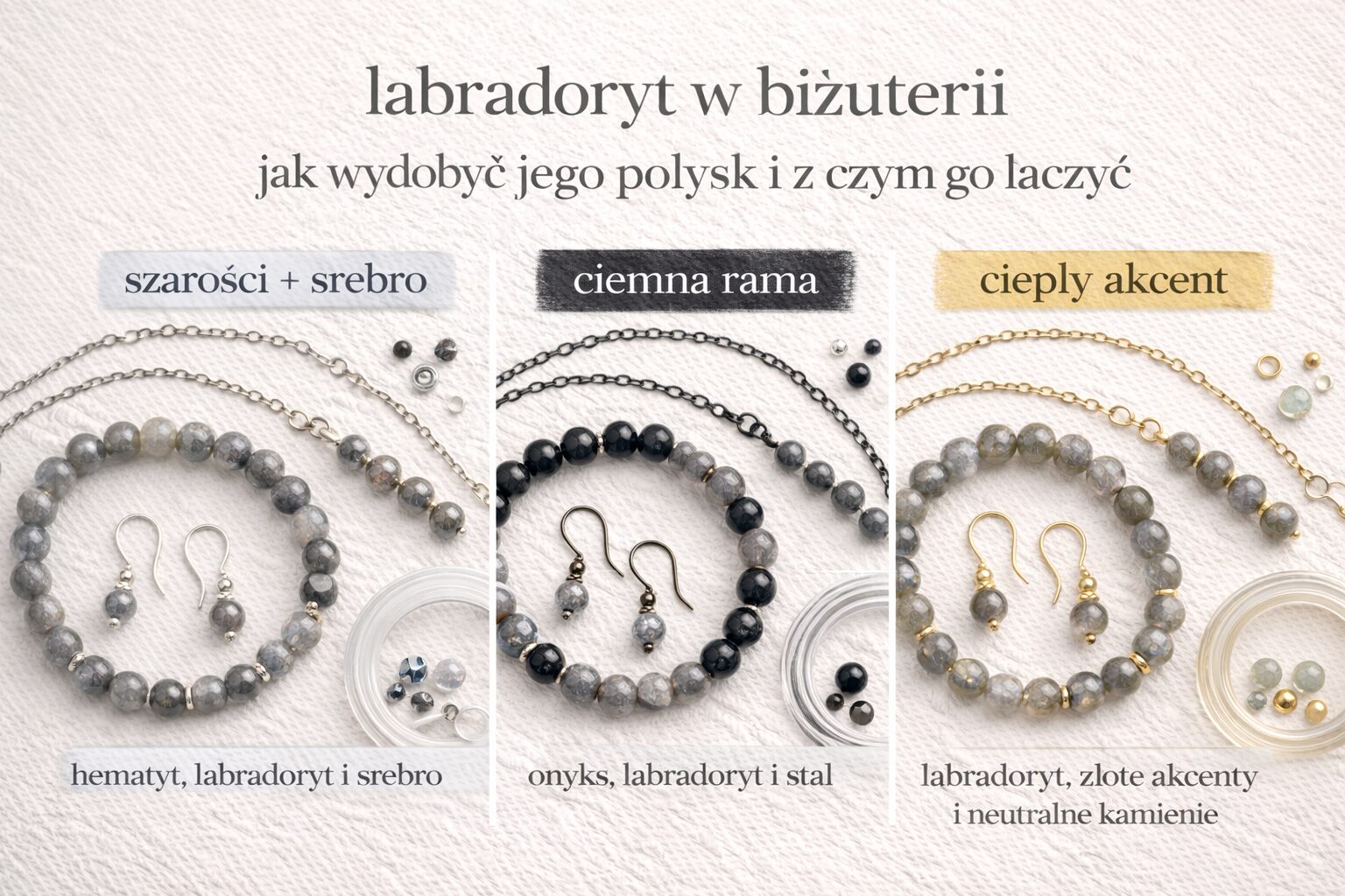 Labradoryt w biżuterii